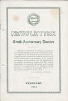 Newsletter. Vol. 6 no. 2 (1934 February)