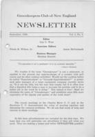 Newsletter. Vol. 1 no. 5 (1929 September)