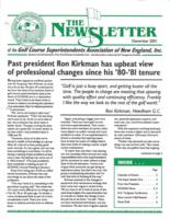 The newsletter of the Golf Course Superintendents Association of New England, Inc. (2001 December)