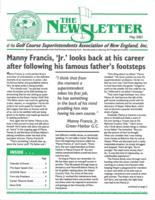 The newsletter of the Golf Course Superintendents Association of New England, Inc. (2001 May)