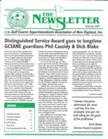 The newsletter of the Golf Course Superintendents Association of New England, Inc. (2002 February)