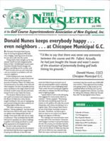 The newsletter of the Golf Course Superintendents Association of New England, Inc. (2002 July)