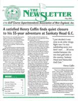 The newsletter of the Golf Course Superintendents Association of New England, Inc. (2002 May)