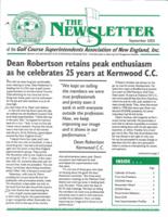 The newsletter of the Golf Course Superintendents Association of New England, Inc. (2002 September)