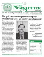 The newsletter of the Golf Course Superintendents Association of New England, Inc. (2003 February)