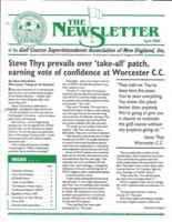 The newsletter of the Golf Course Superintendents Association of New England, Inc. (2004 April)