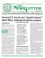 The newsletter of the Golf Course Superintendents Association of New England, Inc. (2004 August)