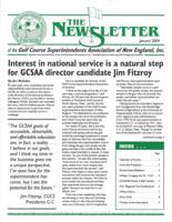 The newsletter of the Golf Course Superintendents Association of New England, Inc. (2004 January)