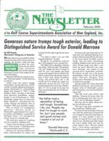 The newsletter of the Golf Course Superintendents Association of New England, Inc. (2005 February)