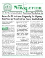 The newsletter of the Golf Course Superintendents Association of New England, Inc. (2005 October)