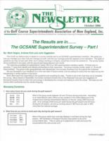 The newsletter of the Golf Course Superintendents Association of New England, Inc. (2006 October)
