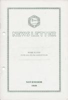 Newsletter. Vol. 8 no. 11 (1936 November)