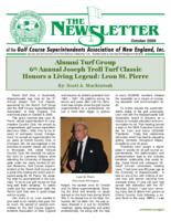 The newsletter of the Golf Course Superintendents Association of New England, Inc. (2009 October)
