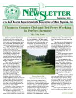 The newsletter of the Golf Course Superintendents Association of New England, Inc. (2009 September)