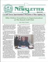 The newsletter of the Golf Course Superintendents Association of New England, Inc. (2010 March)
