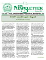The newsletter of the Golf Course Superintendents Association of New England, Inc. (2010 October)