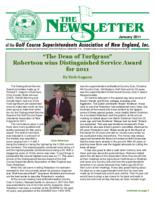 The newsletter of the Golf Course Superintendents Association of New England, Inc. (2011 January)
