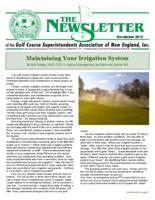 The newsletter of the Golf Course Superintendents Association of New England, Inc. (2013 November)