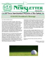 The newsletter of the Golf Course Superintendents Association of New England, Inc. (2015 February)