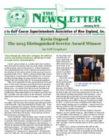 The newsletter of the Golf Course Superintendents Association of New England, Inc. (2015 January)