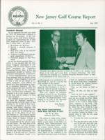 New Jersey Golf Course Report. Vol. 5 no. 2 (1972 July)