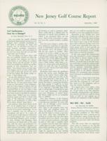 New Jersey golf course report. Vol. 2 no. 5 (1969 September)