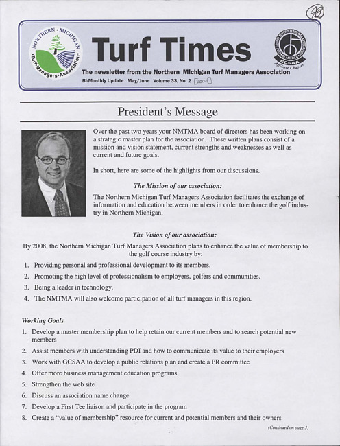 Turf times. Vol. 33 no. 2 (2004 May/June)