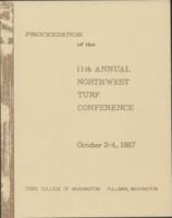 Proceedings of the 11th annual Northwest Turf Conference