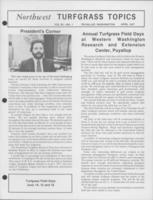 Northwest turfgrass topics. Vol. 20 no. 1 (1977 April)