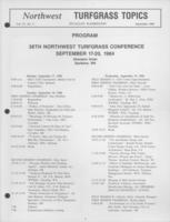 Northwest turfgrass topics. Vol. 27 no. 2 (1984 September)