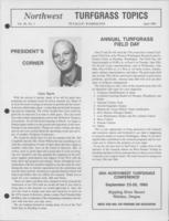 Northwest turfgrass topics. Vol. 28 no. 1 (1985 April)