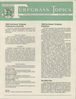 Northwest turfgrass topics. Vol. 32 no. 1 (1988 Fall)