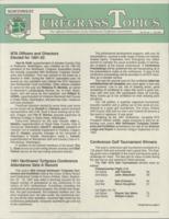 Northwest turfgrass topics. Vol. 35 no. 1 (1991 Fall)