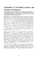 Ergonomics of developing countries and economic development