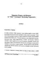 Tanzanian women and progress in "Tuke" consumers' marketing cooperative