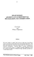 Swazi women and issues of environmental degradation and conservation
