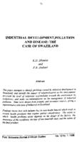 Industrial development, pollution and disease : the case of Swaziland