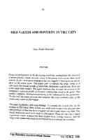 Old Naledi and poverty in the city