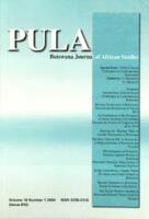 Pula : Botswana Journal of African Studies
