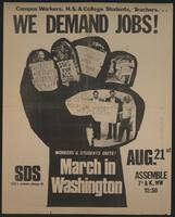 We demand jobs! : march in Washington