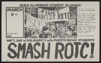 Smash ROTC! : nat'l day of solidarity with Puerto Rican students