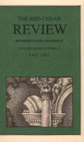 The Red Cedar review. Volume 28, number 1 (1991 Fall)