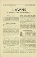 Lawns : Planting and Maintenance