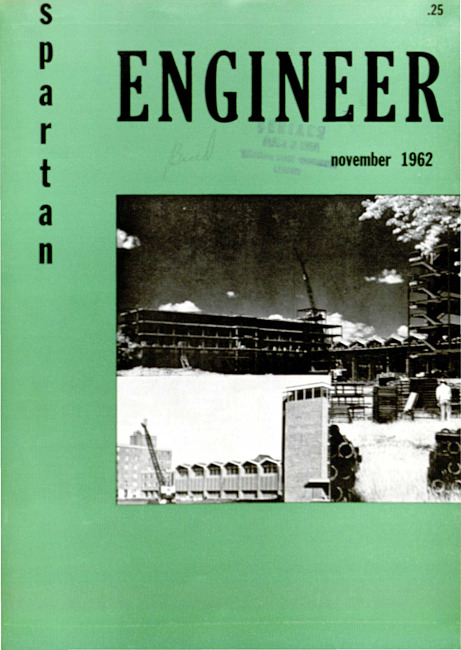 Spartan engineer. Vol. 16 no. 1 (1962 November)