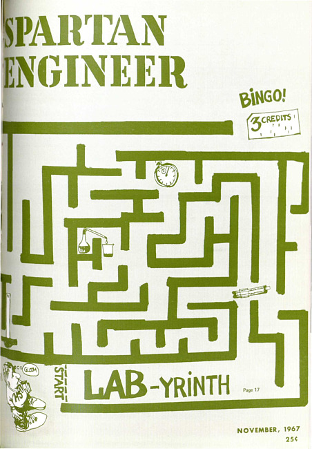 Spartan engineer. Vol. 21 no. 1 (1967 November)