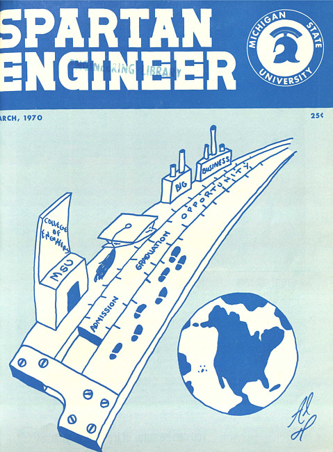 Spartan engineer. Vol. 23 no. 3 (1970 March)