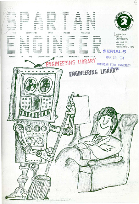 Spartan engineer. Vol. 25 no. 3 (1972 February/March)