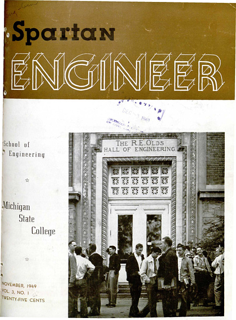 Spartan engineer. Vol. 3 no. 1 (1949 November)