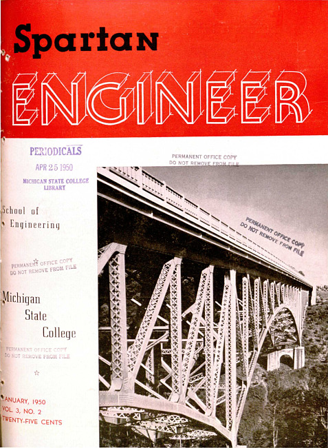 Spartan engineer. Vol. 3 no. 2 (1950 January)