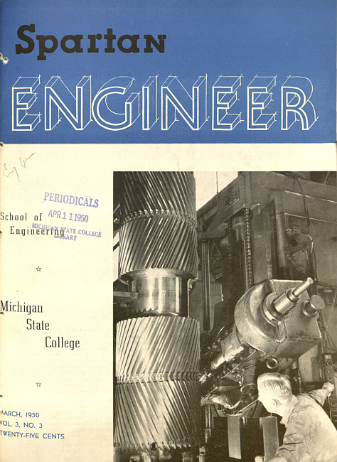 Spartan engineer. Vol. 3 no. 3 (1950 March)